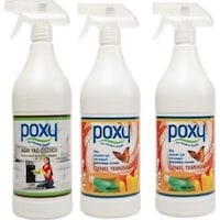 Poxy Genel Temizlik 2 x 1 L + Ağır Yağ Çözücü 1 L Poxy Genel Temizlik 2 x 1 L + Ağır Yağ Çözücü 1 L