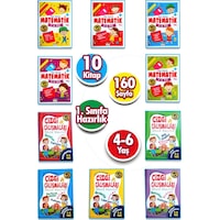 4 - 5 - 6 Yaş Matematik & Çizgi Çalışması Seti 10 Kitap!!! 4 - 5 - 6 Yaş Matematik & Çizgi Çalışması Seti 10 Kitap!!!