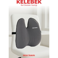 Viscofoam Ultralüks Ortopedik Bel Yastığı Ergonomik Bel Destek Minderi Ofis & Araç Uyumlu - Gri Viscofoam Ultralüks Ortopedik Bel Yastığı Ergonomik Bel Destek Minderi Ofis & Araç Uyumlu - Gri