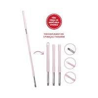 Tüm Vidalı Fırça ve Temizlik Gereçleriyle Uyumlu Mop Sapı 3 Parçalı Ayrılabilir Tüm Vidalı Fırça ve Temizlik Gereçleriyle Uyumlu Mop Sapı 3 Parçalı Ayrılabilir