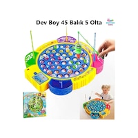 Dev Boy Pilli Müzikli Balık Tutma Yakalama Oyunu 45 Balık 5 Olta Hareketli 35 Cm. Dev Boy Pilli Müzikli Balık Tutma Yakalama Oyunu 45 Balık 5 Olta Hareketli 35 Cm.