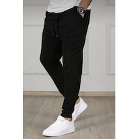 Blackjack Giyim Erkek Siyah Slim Fit Jogger Eşofman Altı Siyah Blackjack Giyim Erkek Siyah Slim Fit Jogger Eşofman Altı Siyah