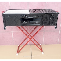 Cemre Katlanabilir Ayaklı Kömürlü Mangal 33 x 80 CM Cemre Katlanabilir Ayaklı Kömürlü Mangal 33 x 80 CM