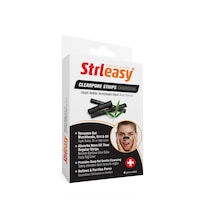 Strleasy Siyah Nokta Burun Temizleme Bant Aktif Kömür 6'lı Strleasy Siyah Nokta Burun Temizleme Bant Aktif Kömür 6'lı