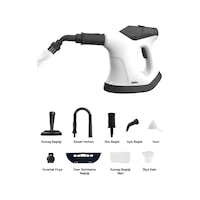 Sinbo SSC-6424 9 In 1 Çok Fonksiyonlu El Tipi Basınçlı Buharlı Temizlik Makinesi Sinbo SSC-6424 9 In 1 Çok Fonksiyonlu El Tipi Basınçlı Buharlı Temizlik Makinesi