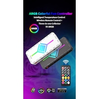 Atheron 9+9 Port Pwm Argb Fan Kontrolcü 5v 3 Pin Senkron 4 Pin Pwm Kablosuz Kumandalı Manyetik Fan Hub Beyaz Beyaz - Argb Atheron 9+9 Port Pwm Argb Fan Kontrolcü 5v 3 Pin Senkron 4 Pin Pwm Kablosuz Kumandalı Manyetik Fan Hub Beyaz Beyaz - Argb