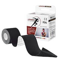 Lenora Kinesiology Bandı Siyah Sporcu Bandı 5 x 5 M Lenora Kinesiology Bandı Siyah Sporcu Bandı 5 x 5 M