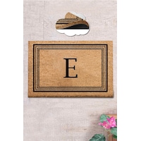 Coco Harf E 40x60 cm KIL Paspas,Dekoratif Çok Amaçlı Iç ve Dış Kapı Paspası Coco Harf E 40x60 cm KIL Paspas,Dekoratif Çok Amaçlı Iç ve Dış Kapı Paspası