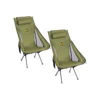 Sky Ultralight Katlanabilir Kamp Sandalyesi - Haki 2 Adet Haki Sky Ultralight Katlanabilir Kamp Sandalyesi - Haki 2 Adet Haki
