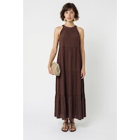 Kadın Halter Yaka Kat Kat Detaylı Modal Maxi Elbise 4852 60286367 - Acı Kahve Çok renkli Kadın Halter Yaka Kat Kat Detaylı Modal Maxi Elbise 4852 60286367 - Acı Kahve Çok renkli