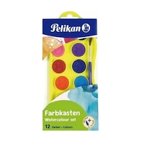 Pelikan Suluboya 12 Renk Küçük Boy Pelikan Suluboya 12 Renk Küçük Boy