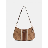 Guess Noelle Iı Üstten Fermuarlı Kadın Kahverengi Omuz Çantası Hwss9672180-lgw Guess Noelle Iı Üstten Fermuarlı Kadın Kahverengi Omuz Çantası Hwss9672180-lgw