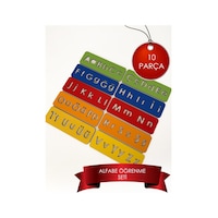 Pey Aksesuar Çocuk Montessori - Alfabe Öğrenme Seti - 5 Renkli El Kası Geliştirme 10 Parça Pey Aksesuar Çocuk Montessori - Alfabe Öğrenme Seti - 5 Renkli El Kası Geliştirme 10 Parça
