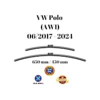 Vw Polo Aw1 2017 2018 2019 2020 2021 2022 2023 2024 Uyumlu Ön Cam Muz Tipi Silecek Süpürgesi Seti 650/450mm Silbak Vw Polo Aw1 2017 2018 2019 2020 2021 2022 2023 2024 Uyumlu Ön Cam Muz Tipi Silecek Süpürgesi Seti 650/450mm Silbak