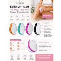 Epilasyon Aleti Tüy Silgisi Tüy Alıcı Fiziksel Kristal Epilatör Epilasyon Aleti Tüy Silgisi Tüy Alıcı Fiziksel Kristal Epilatör