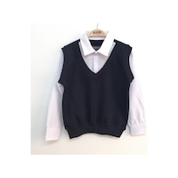 Toontoy Kids Toontoy Erkek Çocuk Gömlek Yaka Okul Sweatshirt Beyaz Toontoy Kids Toontoy Erkek Çocuk Gömlek Yaka Okul Sweatshirt Beyaz