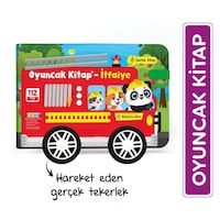 Oyuncak Kitap İtfaiye Gerçek Tekerlekli Oyuncak Kitap İtfaiye Gerçek Tekerlekli