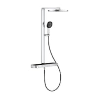 Grohe Rainshower Aqua Pure Duvara Monte Termostatik Bataryalı Duş Sistemi Siyah/krom - 100964kı00 Siyah Grohe Rainshower Aqua Pure Duvara Monte Termostatik Bataryalı Duş Sistemi Siyah/krom - 100964kı00 Siyah