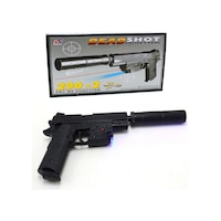 Lazer Işıklı Silah Oyuncak Desert Eagle Tabanca Boncuk Atan Lazer Işıklı Silah Oyuncak Desert Eagle Tabanca Boncuk Atan