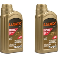 Lubex Rapidus Fs 10W-40 1 L 4 Zamanlı Motosiklet Yağı (2 Adet) Lubex Rapidus Fs 10W-40 1 L 4 Zamanlı Motosiklet Yağı (2 Adet)