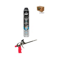Selsil Thermal Foam Isı Ve Ses Yalıtım Köpüğü 850 Ml. 16 Adet ,demir Köpük Tabancası