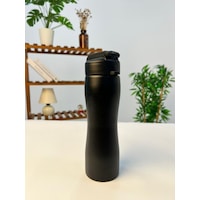Favora Paslanmaz Çelik Matara 750 Ml Siyah Favora Paslanmaz Çelik Matara 750 Ml Siyah