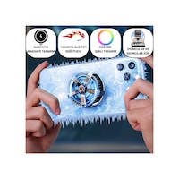 Polham Profesyonel 7000rpm Turbo Buz Tipi Manyetik Telefon Soğutucu Magsafe Uyumlu, Rbg Led Işıklı Polham Profesyonel 7000rpm Turbo Buz Tipi Manyetik Telefon Soğutucu Magsafe Uyumlu, Rbg Led Işıklı