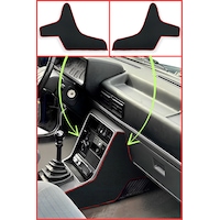 Renault Broadway R9 / 11 Spring Fairway Oto Halı Paspas & Torpido Koruma Halısı & Vites Konsol Halı Siyah