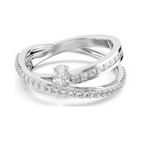 5691231 Swarovski Yüzük Hyperbola:rıng 2 Row Whıte/rhs 55 Çok Renkli 5691231 Swarovski Yüzük Hyperbola:rıng 2 Row Whıte/rhs 55 Çok Renkli