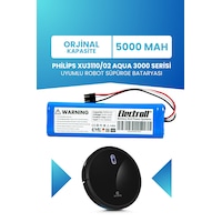 Philips Xu3110/02 Aqua 3000 Serisi Uyumlu Batarya 5000mah Philips Xu3110/02 Aqua 3000 Serisi Uyumlu Batarya 5000mah