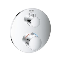 Grohe 24076000 Grohtherm Termostatik 2 Çıkışlı Divertörlü Banyo&Duş Bataryası Gümüş Krom Grohe 24076000 Grohtherm Termostatik 2 Çıkışlı Divertörlü Banyo&Duş Bataryası Gümüş Krom