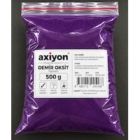 Axiyon Mor Demir Oksit Pigment 500 G Toz Renklendirici Genel Axiyon Mor Demir Oksit Pigment 500 G Toz Renklendirici Genel