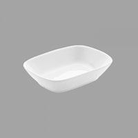 Güral Porselen Kare Beyaz Kayık Tabak 6 Adet 17 Cm Güral Porselen Kare Beyaz Kayık Tabak 6 Adet 17 Cm