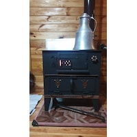 45 Lik Izgarlı Odun Kömür Kuzinesi Fırınlı Kuzine Soba 45 Lik Izgarlı Odun Kömür Kuzinesi Fırınlı Kuzine Soba