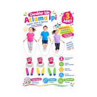 Spor Byfit Çocuklar İçin Özel 2 Metre Doğal Örgü Atlama İpi - 3 Adet Spor Byfit Çocuklar İçin Özel 2 Metre Doğal Örgü Atlama İpi - 3 Adet