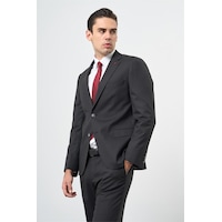 İmza Siyah Düz Bez Ayağı Mono Yaka Tam Astar Çift Yırtmaç 2 Düğme 6 Drop Comfort Fit Classic Takım Elbise 1001245167 Siyah İmza Siyah Düz Bez Ayağı Mono Yaka Tam Astar Çift Yırtmaç 2 Düğme 6 Drop Comfort Fit Classic Takım Elbise 1001245167 Siyah