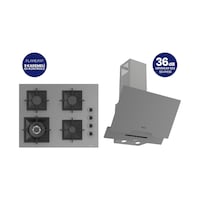 Ferre SC408-WFA+D065-SA 2'li Döküm Izgara Ankastre Set Gri Ferre SC408-WFA+D065-SA 2'li Döküm Izgara Ankastre Set Gri