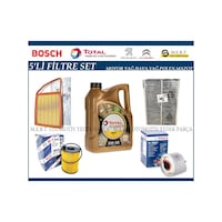 Peugeot Partner 1.6 Hdi Euro 5 Filtre Bakım Seti + Motor Yağı Peugeot Partner 1.6 Hdi Euro 5 Filtre Bakım Seti + Motor Yağı