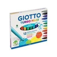 Giotto Turbo Maxi Super Washable Keçeli Kalem 12'li Giotto Turbo Maxi Super Washable Keçeli Kalem 12'li