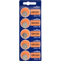 Murata CR1220 3V Lityum Düğme Pil 5'li Murata CR1220 3V Lityum Düğme Pil 5'li