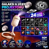 Sge Teknoloji 20 Renkli 4 Siyah Beyaz Desenli Usb Led Projektör Gece Lambası 360 Derece Ayarlanabilir Sge Teknoloji 20 Renkli 4 Siyah Beyaz Desenli Usb Led Projektör Gece Lambası 360 Derece Ayarlanabilir