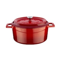 Lava Trendy Yuvarlak 24 CM Demir Döküm Derin Tencere Lava Trendy Yuvarlak 24 CM Demir Döküm Derin Tencere