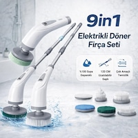 Coofbe Göstergeli 2000mah Şarjlı Değiştirilebilir 9ın1 9 Başlıklı Temizlik Fırçası Şarjlı Temizlik Fırçası Coofbe Göstergeli 2000mah Şarjlı Değiştirilebilir 9ın1 9 Başlıklı Temizlik Fırçası Şarjlı Temizlik Fırçası