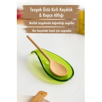Akrilik Yeşil Tezgah Üstü Kirli Kaşıklık & Kepçe Altlığı Çok Renkli Akrilik Yeşil Tezgah Üstü Kirli Kaşıklık & Kepçe Altlığı Çok Renkli