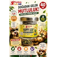 Happy Leaf %100 Doğal Matatabi Yaprağı 40 Ml Kedi Nanesi/catnip Değildir Happy Leaf %100 Doğal Matatabi Yaprağı 40 Ml Kedi Nanesi/catnip Değildir