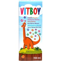 Vitboy Multivitamin ve Mineral İçeren Takviye Edici Gıda 150 ML Vitboy Multivitamin ve Mineral İçeren Takviye Edici Gıda 150 ML