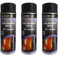 3 Adet 690 C Isıya Dayanıklı Siyah Boya 400 Ml. Made In Germany 3 Adet 690 C Isıya Dayanıklı Siyah Boya 400 Ml. Made In Germany