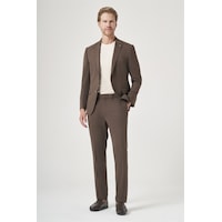 İmza Kahverengi Kırlangıç Yaka 6 Drop Slim Fit Tam Astar Esnek Takım Elbise 1001260148 Koyu Kahverengi İmza Kahverengi Kırlangıç Yaka 6 Drop Slim Fit Tam Astar Esnek Takım Elbise 1001260148 Koyu Kahverengi