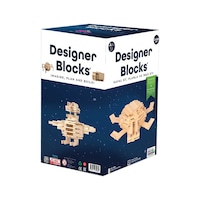 Designer Blocks 100 Doğal Ahşap Parça 3+ Yaş 1+ Oyuncu Designer Blocks 100 Doğal Ahşap Parça 3+ Yaş 1+ Oyuncu