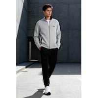 Tommy Life Hugo Gri Melanj - Siyah Jogger Erkek Eşofman Takım - 85198 Gri - Siyah Tommy Life Hugo Gri Melanj - Siyah Jogger Erkek Eşofman Takım - 85198 Gri - Siyah